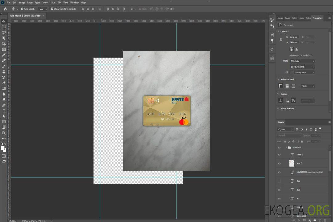Hongrie Erste Bank mastercard photolook , template